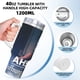 thumbnail image 5 of Ahsoka Tano Vaso aislado de acero inoxidable con asa, diseño temático, regalo para familia, amigos y fans; incluye pajita y encaja en el portavasos estándar, 40 oz, 5 of 6