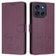 thumbnail image 2 of Funda Cartera para Motorola Moto G56 con Bloqueo RFID, Cierre Magnético y Ranuras Tarjetas Morado, 2 of 6