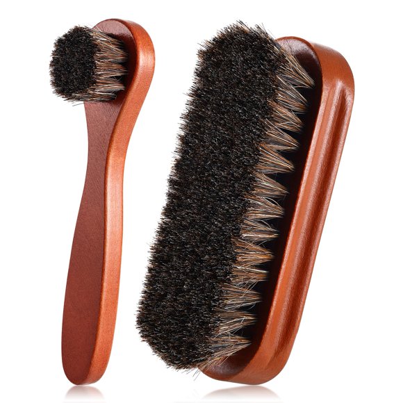 Cepillo para Zapatos ZJoey – Kit de 2 Piezas con Crin de Caballo