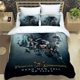 thumbnail image 1 of v1527 Bed Sheets Pirates Bedding Set Pirates of the Caribbean Quilt Duvet Cover Pillowcase Bed Set For children and adults 3-Piece Bedding Set (1 Duvet Cover + 2 Pillow Shams) Bed Sheets ju1527, 1 of 5