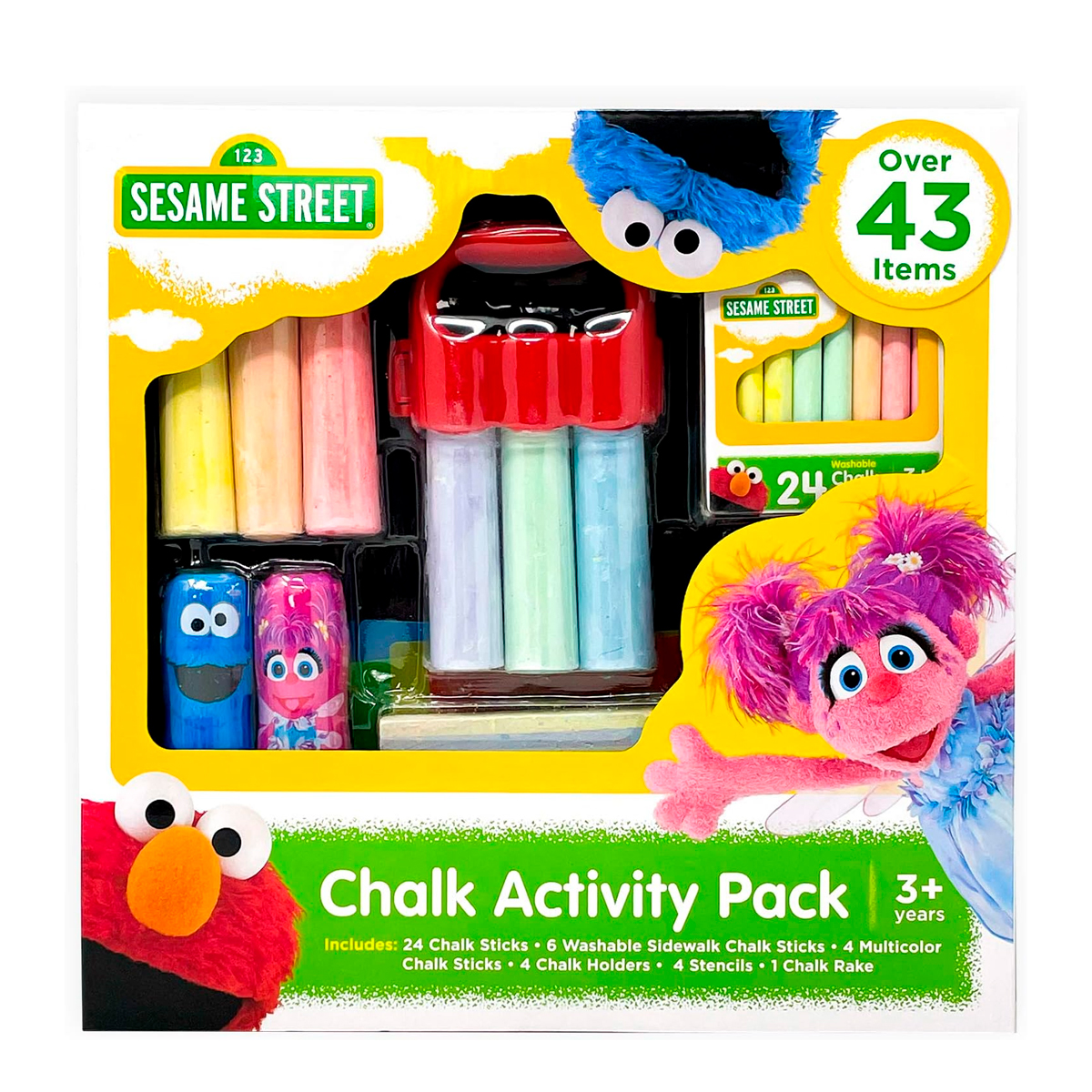 Red Rigde - Pack De Actividades Con Tizas Plaza Sesamo