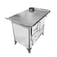 thumbnail image 3 of Cocina A Leña Llaima Mueble 80 Blanca, 3 of 8