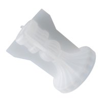 Bothyi - Molde De Silicona Para Portavelas Para Fabricación De Portavelas De Pilar Rayado Hecho A Mano