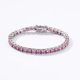 thumbnail image 2 of Pulsera de Tenis de Moissanita Amarilla/azul Claro/rosa de 6-9 Pulgadas para Mujer 4 Mm Color D VVS1 Plata de Ley S925 Diamante Creado en Laboratorio Pulsera de Tenis Perfecta para Uso Diario, 2 of 5