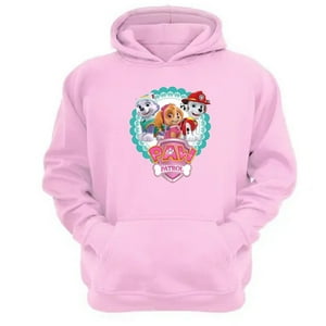 Genérico - Polerón Canguro Paw Patrol Rosa Talla Xl Unisex