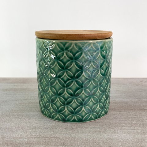 Colateral - Frasco Cerámica Azul Circulos