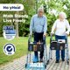 thumbnail image 2 of Andador HOLYHEAL Plegable de Aluminio, Capacidad 158 kg, Azul, 2 of 9