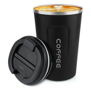 Genérico - Termo Mug Café 380Ml Acero Inoxidable Portátil Negro