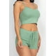 thumbnail image 4 of Conjunto de Top Corto de Canalé y Shorts - Negro / L, 4 of 22
