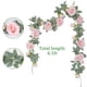 thumbnail image 2 of Guirnalda artificial de rosas TELDRASSIL con flores falsas de 8 m, rosa, 2 of 7
