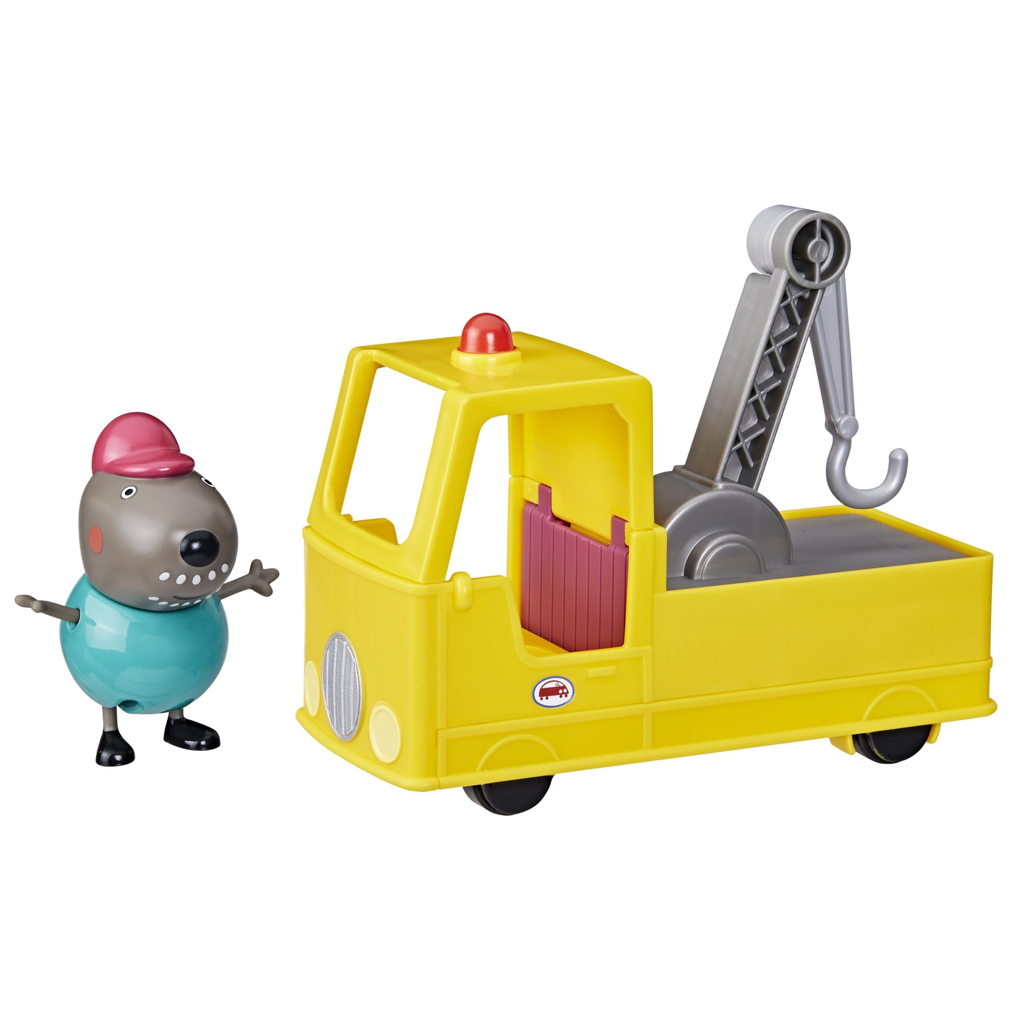 Set De Grúa Peppa Pig Granddad Dog Para Vehículos De Construcción