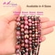 thumbnail image 2 of AD Beads: cuentas redondas naturales de rodonita, 8 mm, 110 piezas, 2 of 3