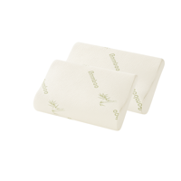 Space Home - Almohada Con Memoria Cervical Cuello Y Cabeza Pack X2 Blanco