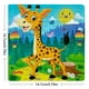 thumbnail image 1 of 5.79in/14.7cm 20pcs/pack Wooden Puzzle Cartoon Animals Car Letter Number Pattern Jigsaw Puzzles Game, Kids Educational Learning Toys For Children, 1 of 5