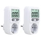 thumbnail image 3 of Monitor De Potencia Retroiluminación Watt Meter Wattmeter Tester Monitor Power Para Hotel, 3 of 5