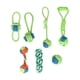 thumbnail image 5 of Juguete De Cuerda Para Perros Masticadores Agresivos Para Accesorios De Diversión Para Cachorros Suministros Para Mascotas Verde Rojo, 5 of 5