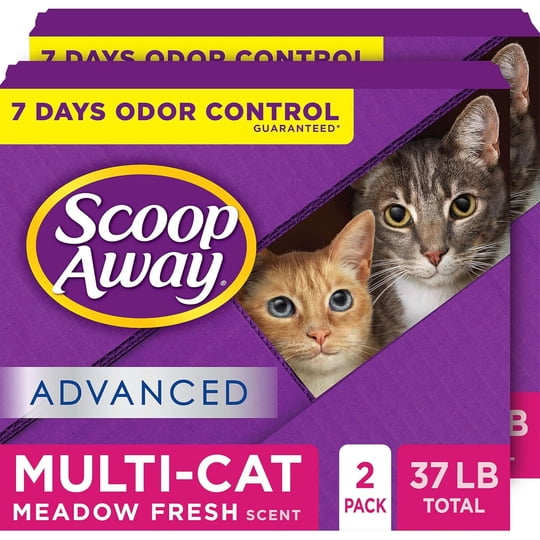 Arena Aglomerante Scoop Away Multi Cat 2 Pack 37 Lb