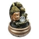 thumbnail image 2 of Fuente Agua Buda Monje Adorno Decorativo Mesa Hogar Jhn, 2 of 3