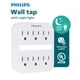 thumbnail image 1 of Multipresa Philips SPS1060WA37 de 6 Tomas con Tierra y Luz Nocturna, 1 of 3