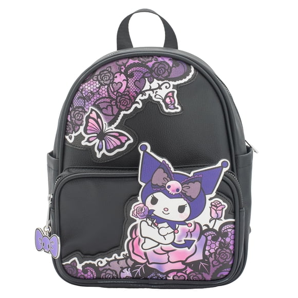 Mochila De Accesorio Ai Innovaciones Kuromi Mini 27 Cm Cuero Sintético
