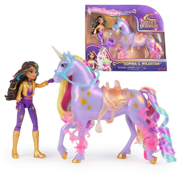Toy Unicorn Academy Sophia y Wildstar El poder de la amistad