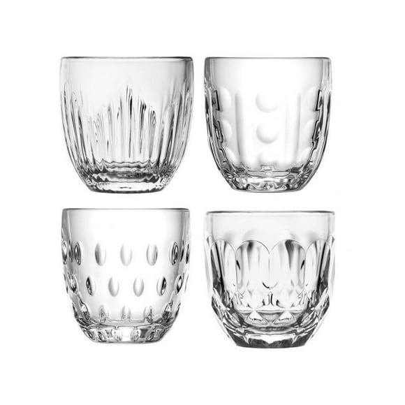Set 4 Vasos Vidrio Capuccino 280ml Troquet