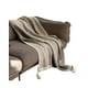 thumbnail image 1 of Mantas para sofas camas u oficinas con pompon 130x150 cm Café, 1 of 4