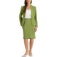 thumbnail image 2 of INSPIRE CHIC Conjuntos de Falda para Mujer Traje sin Cuello Blazer y Faldas Lápiz 2 Piezas Conjuntos Elegantes XS Verde Oliva, 2 of 6