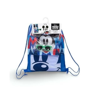 Mashini - Toalla Niño Niña Con Lentes De Sol Y Bolso Mickey