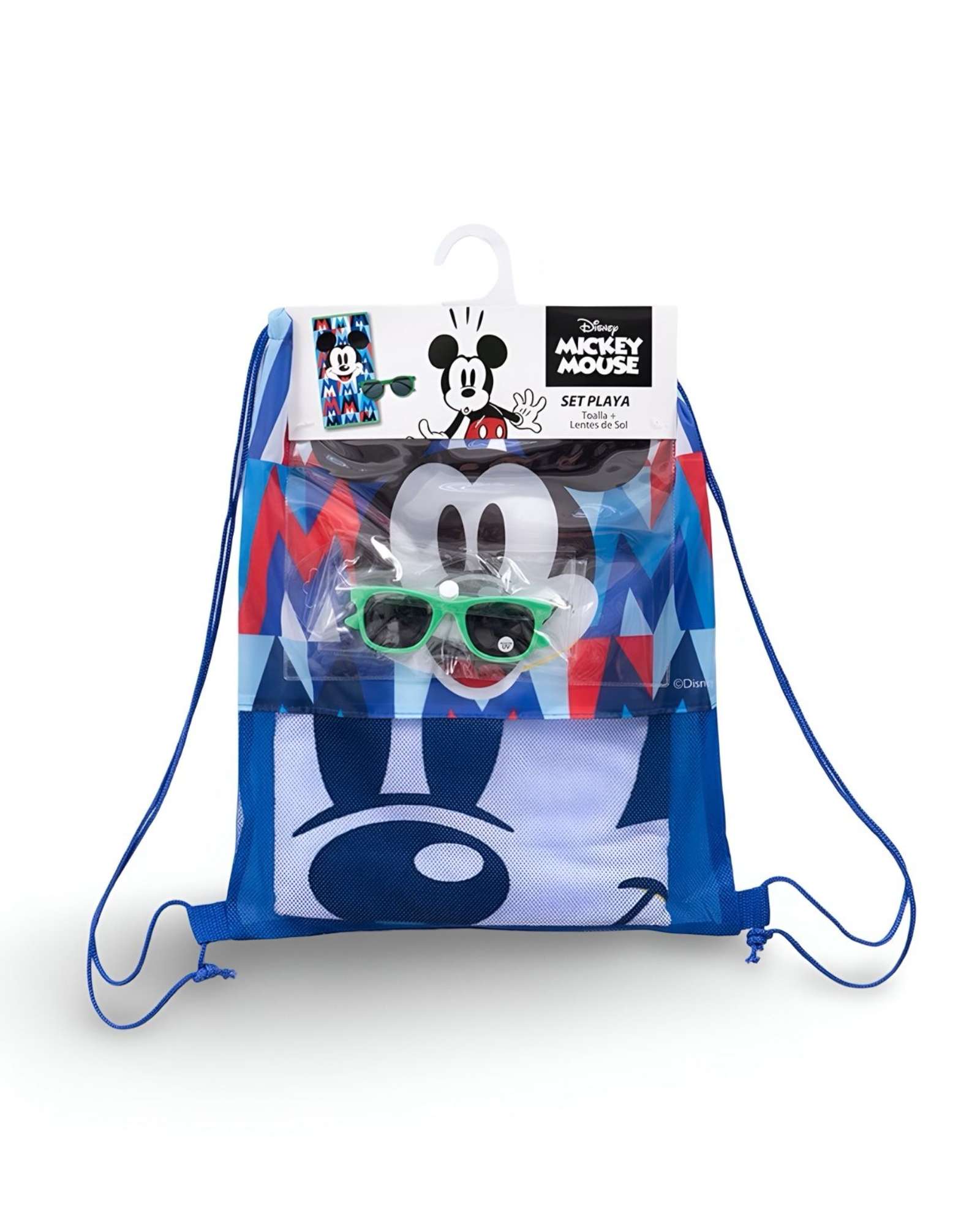 Mashini - Toalla Niño Niña Con Lentes De Sol Y Bolso Mickey