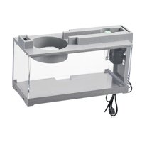 Magideal - Tanque De Peces Con Micropaisaje, Acuario De Escritorio, Práctico Tanque De Peces Dorados, Tanque De Peces Transparente Para Mesa, Oficina, Adornos Pa B