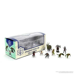 Set De Miniaturas De Wizkids Con El Papel Fundamental De Los Personajes De Tal'Dorei