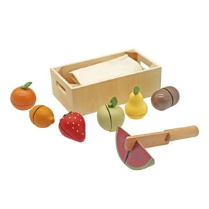 Roots Toys - Juego De Frutas Magnéticas De Madera