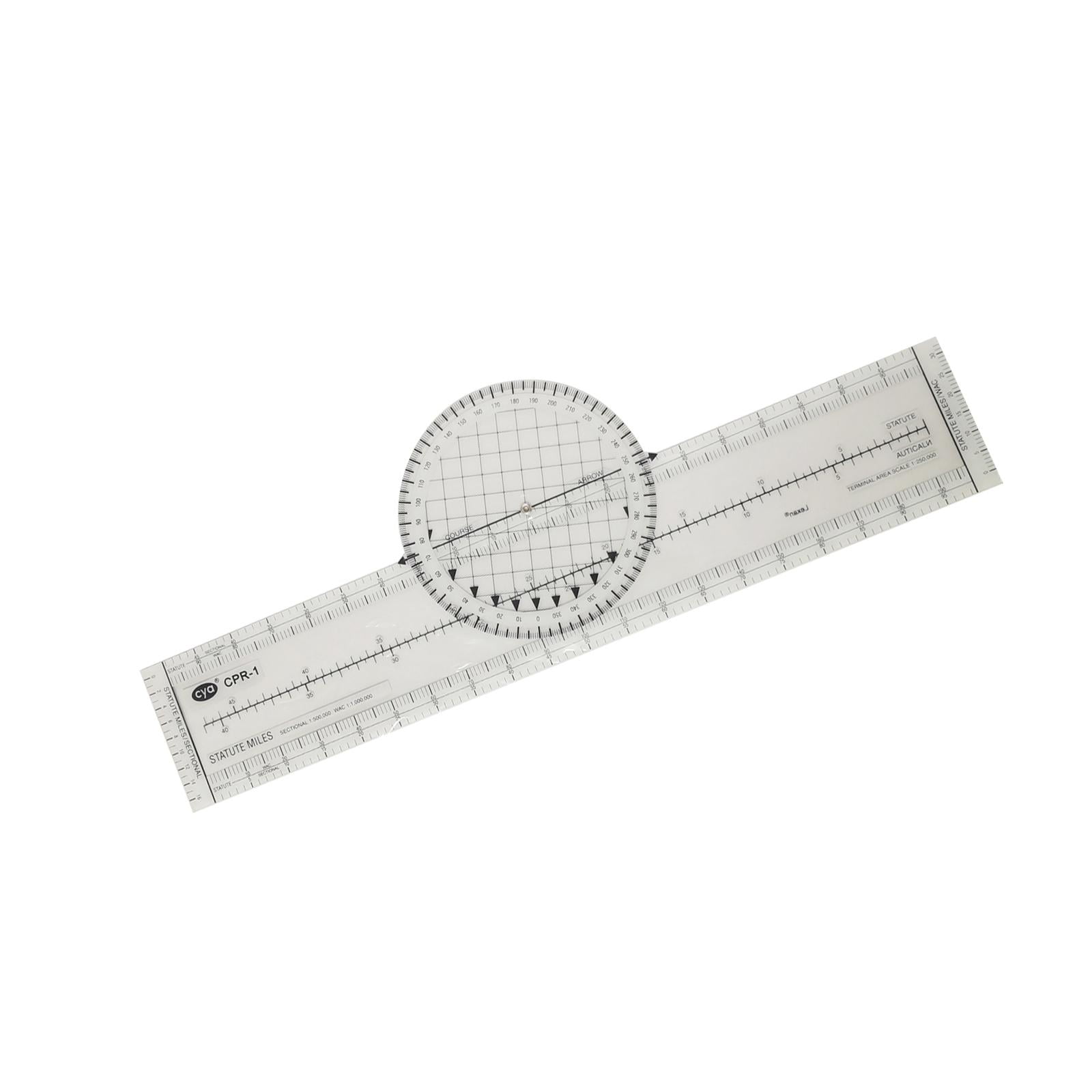 Bothyi - Clear Plotter Regla De Cálculo De Aviación Regla De Ingeniería Para Uso De Navegación