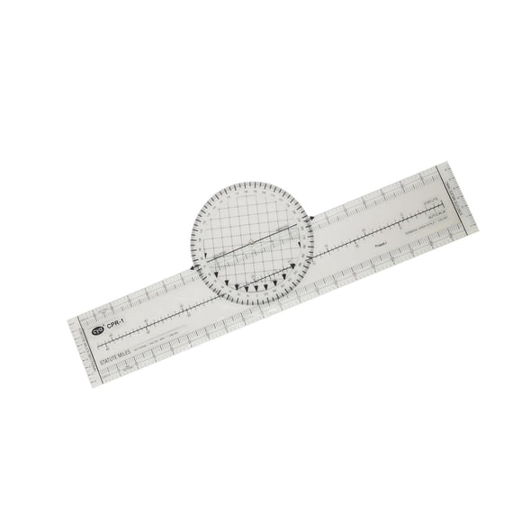 Clear Plotter Regla De Cálculo De Aviación Regla De Ingeniería Para Uso De Navegación