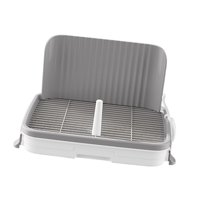 Ioensy - Bandeja Para Perros Bandeja Para Ir Al Baño Bandeja De Almohadilla Fácil De Limpiar Para Perros De Tamaño Pequeño Cachorro