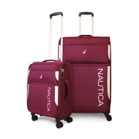 Pack 2 Maletas De Tela S+L Nautica Marbella 10K Y 23K Burdeo