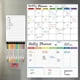 thumbnail image 1 of Set de pizarra blanca con calendario de borrado en seco hivillexun (paquete de 3), 1 of 8