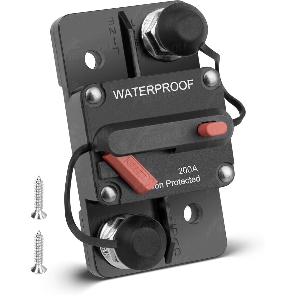 Disyuntor Red Wolf 200a 12v24v Impermeable Marino