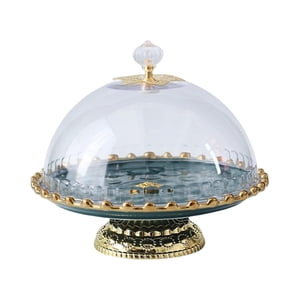 Bothyi - Soporte De Pastel De Cerámica De Estilo Europeo Bandeja De Servicio De Frutas Para Snack Green