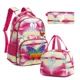 thumbnail image 1 of Bikab School Bags 3 in 1 Kids Bags for Girls Kawaii Backpack Waterproof Children School Bags for Girl 16" Bag for Girls Set, 1 of 3