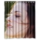 thumbnail image 1 of Cortina de ducha con cara de Kristen Stewart, juego de cortinas de baño con ganchos, tamaño 60 x 72 pulgadas, 1 of 3