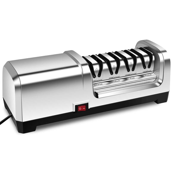 Afilador de Cuchillos Eléctrico YBSVO de 4 Etapas con Diamante y Ángulo de 20°