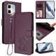 thumbnail image 2 of Infinix Hot 50i 4G Funda Billetera de Gato, Morado Oscuro, 2 of 6