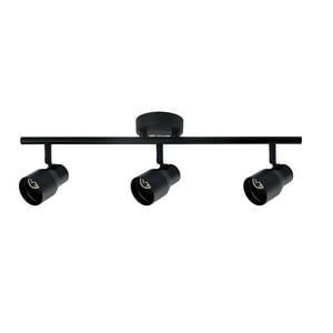 Hbled - Foco Spot Cielo O Muro Porta 3Xgu-10 Round Negro Incluye Ampolleta