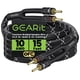 thumbnail image 1 of Cable De Altavoz 10 Awg Con Conectores Tipo Banana De 15 Pies Negro, 1 of 8