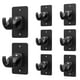 thumbnail image 1 of Soporte autoadhesivo Wabboreq para barra de cortina, 8 unidades, negro, 1 of 2