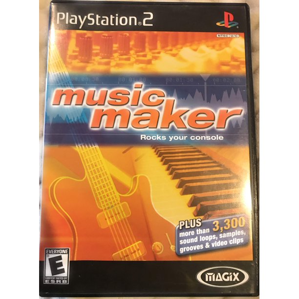 Juego Sony Magix Music Maker para PlayStation 2 reacondicionado con más de 3300 bucles