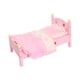 thumbnail image 1 of Baby Doll Bed Muebles De Madera Dormitorio Para Mu?ecas 1 6 Escena De Bricolaje Juego De Rol, 1 of 5