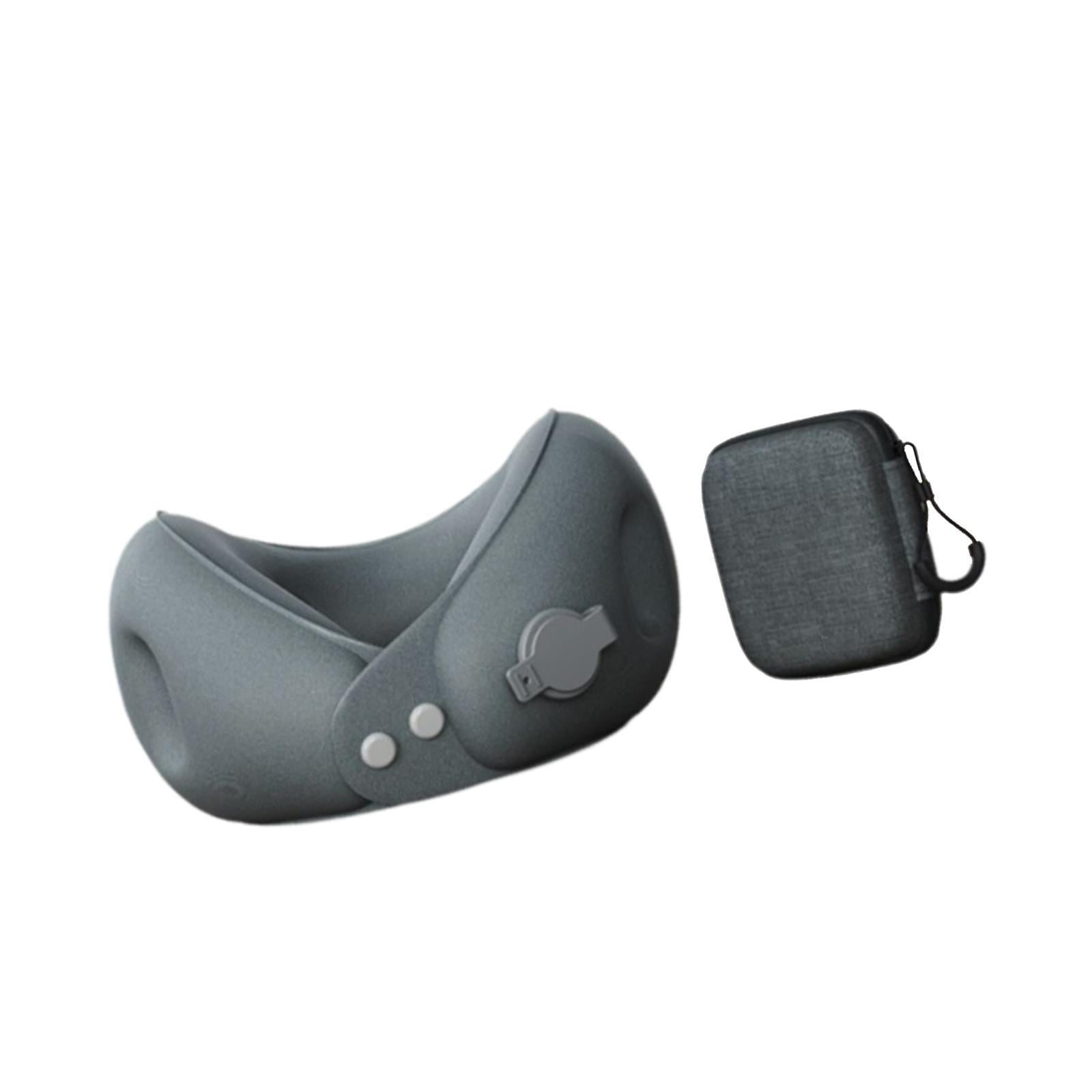 Magideal - Almohada Inflable De Viaje, Almohada Inflable, Ergonómica, Lavable, Plegable, Almacenamiento, Almohada Para El Cuello, Almohada De Soporte Para El Cue Con Estuche De Almacenamiento